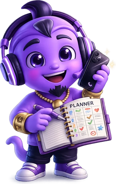 Genius montando o plano de estudo